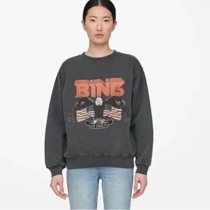 Anine Bing Vintage Eagle-Graphic Sweatshirt